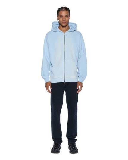 Blue Hoodie Zip Up Intruder Ekcess Ice Mist