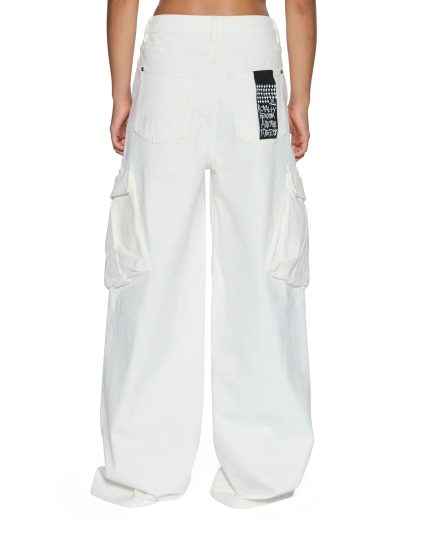 Baggy Jean Cargo Ecru