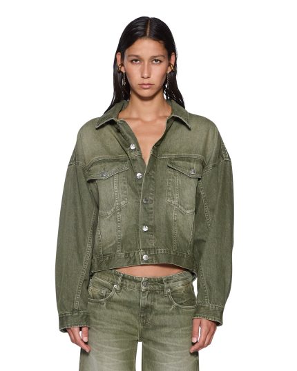 Relax Trucker Jacket Militant Green